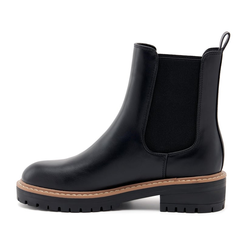 vodvob Women's Chelsea Boots Fashion Slip On Ankle Booties Casual Elastic Chunky Block Booties - Image 2