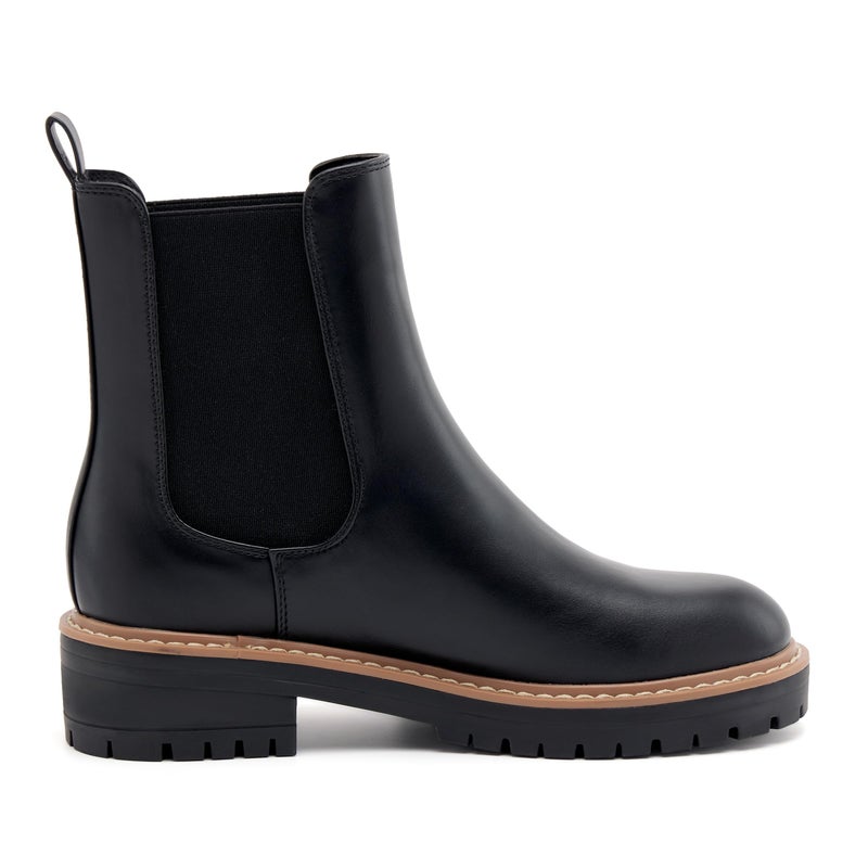 vodvob Women's Chelsea Boots Fashion Slip On Ankle Booties Casual Elastic Chunky Block Booties - Image 4