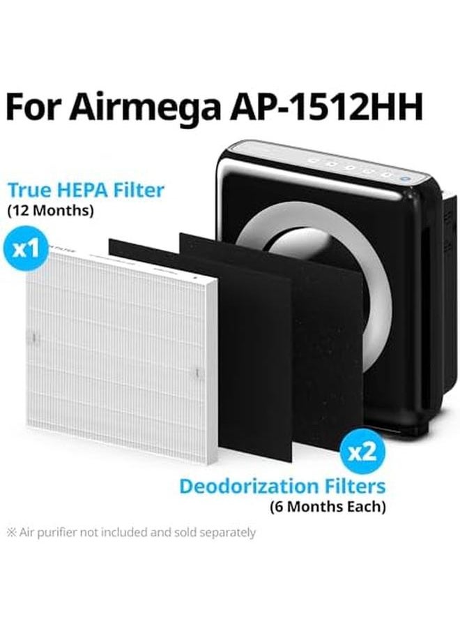 COWAY - Airmega Ap 1512Hh Air Purifier Replacement Filter Set 1 Count Pack Of 1 White - Image 1