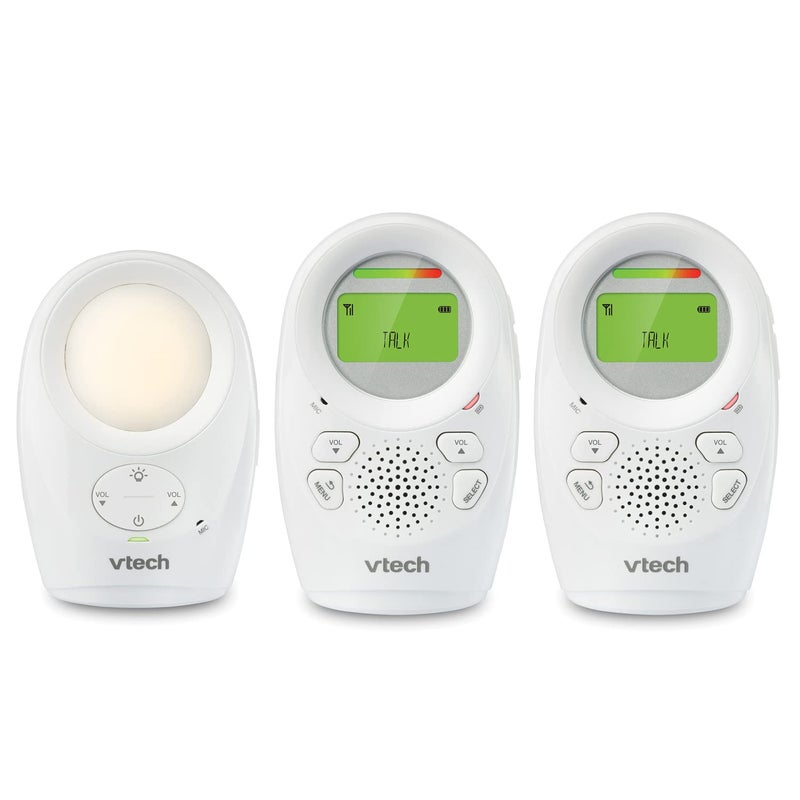 VTech DM1211-2 DM1211 Digital Audio Baby Monitor with Enhanced Range (2 Parent Units) Silver - Image 1
