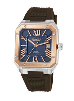 Blade BLADE Magnus Automatic 24 Bichrome-II 3655G5UBO SS & Silicone Strap Calendar Men's Watch 
