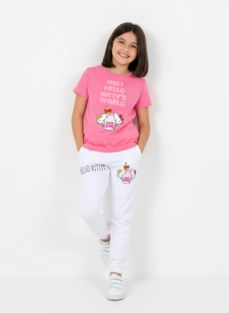 zaitoon Hello Kitty pack of T- shirt and Sweat pants