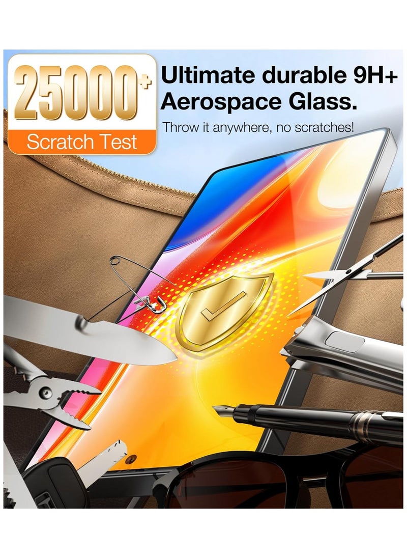 ICARLUS For Samsung Galaxy S25 Ultra HD Screen Protector 100% Fingerprint Unlock 24° Anti-Spy 9H Durable Tempered Glass 2Pack  - Image 4