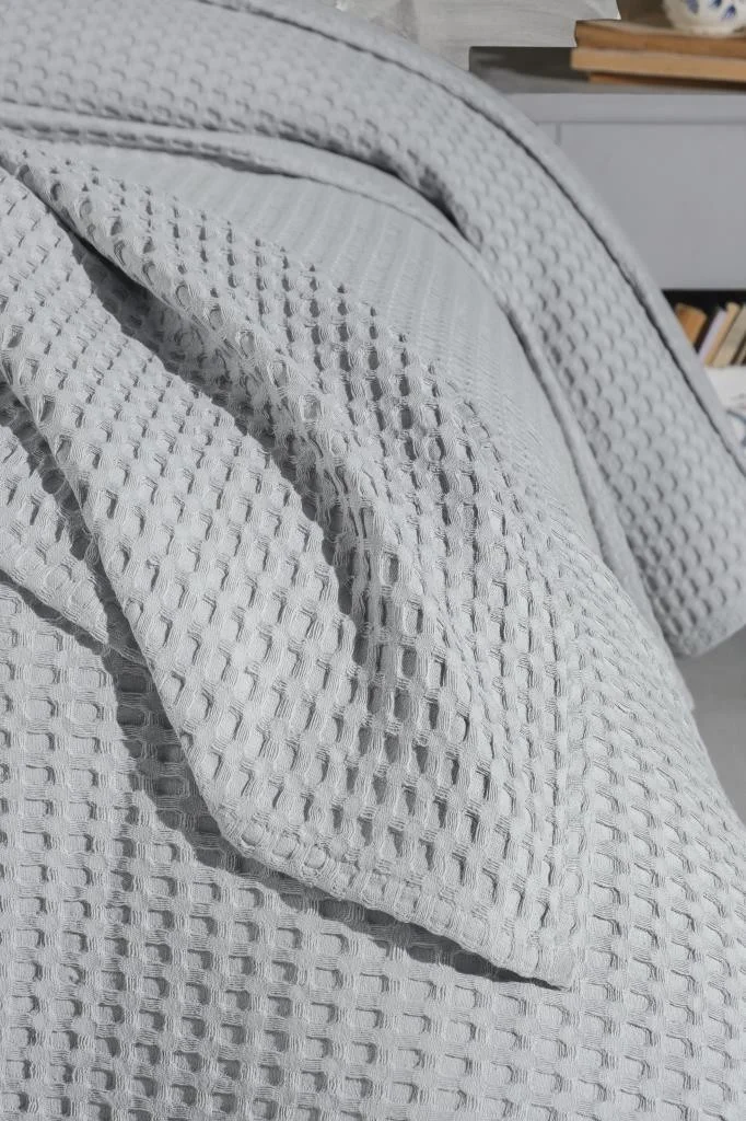 Mulberry Pool Blanket, Knitted Blanket, 100% Cotton, Thick Yarn, Home Decoration, Single 170*240