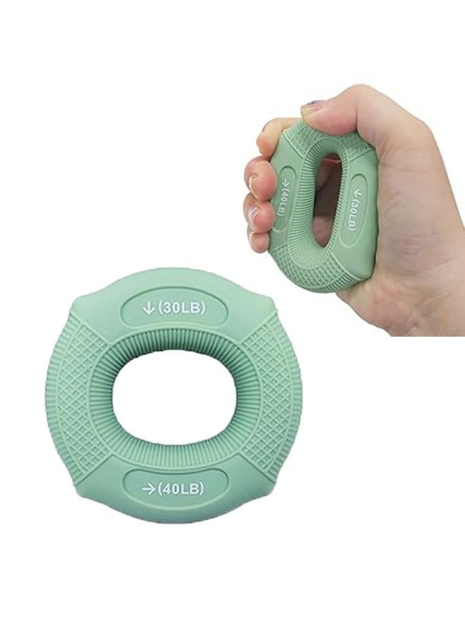 Grip strength trainer Hand grip strengthener, Forearm exerciser, Workout Set for Hand and Wrist Muscle Trainer Stress Relief, Silicone Ring for Training - Image 1
