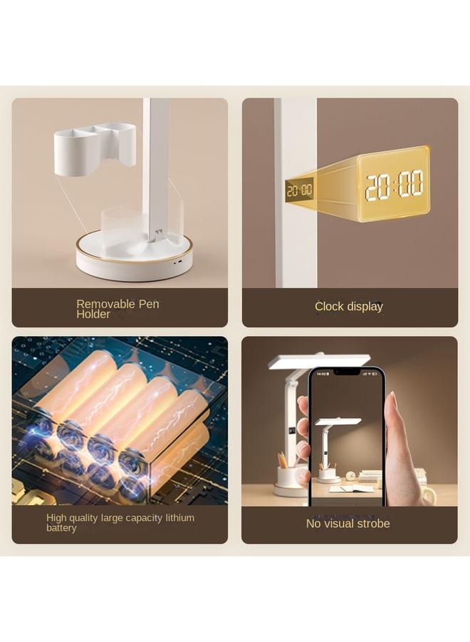 الأزرق جي دبليو مصباح طاولة للطلاب حماية العين LED إعادة شحن مصباح التعلم للأطفال - Image 5