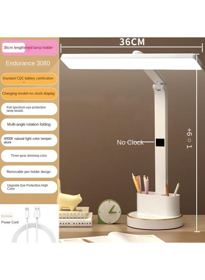 الأزرق جي دبليو مصباح طاولة للطلاب حماية العين LED إعادة شحن مصباح التعلم للأطفال - Image 1