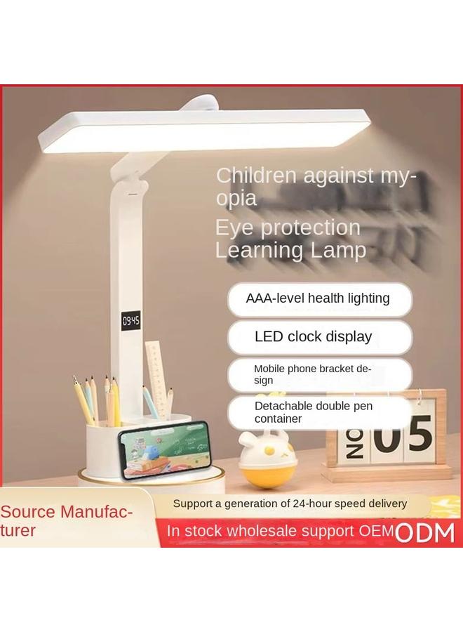 الأزرق جي دبليو مصباح طاولة للطلاب حماية العين LED إعادة شحن مصباح التعلم للأطفال - Image 2