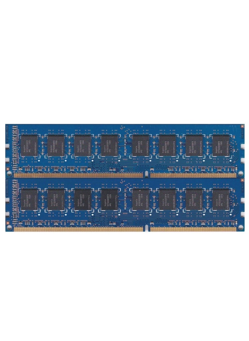 Hynix Hynix HMT351U6CFR8C-H9 2x4GB 240-pin DIMM 8GB DDR3 PC3-10600U Dual-Core Non-ECC RAM Module AH5523  - Image 2