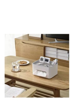 BLUE CORAL Desktop Remote Control Storage Tissue Paper Box Car Mounted Home Bathroom Living Room Coffee Table Simple and Creative Multifunction  - Image 5
