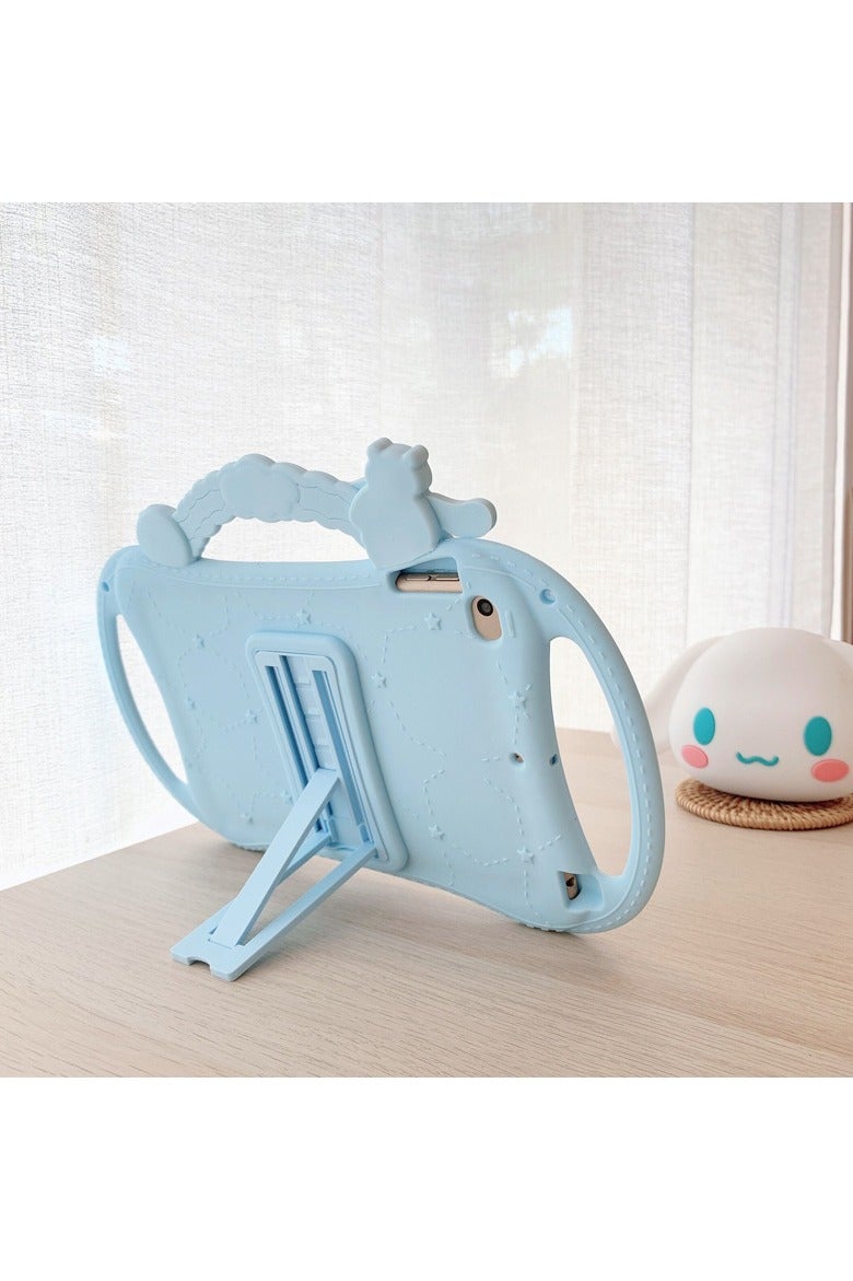 عام غطاء آيباد سيليكوني كرتوني - متوافق مع أجهزة iPad الجيل 7/8/9 (2019/2020/2021) مقاس 10.2 بوصة، مزود بحامل ورسومات كرتونية - Image 4