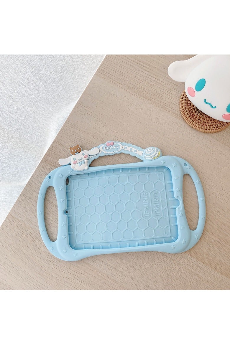 عام غطاء آيباد سيليكوني كرتوني - متوافق مع أجهزة iPad الجيل 7/8/9 (2019/2020/2021) مقاس 10.2 بوصة، مزود بحامل ورسومات كرتونية - Image 2