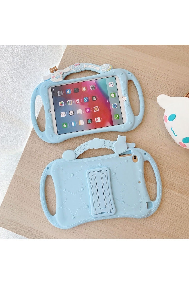 عام غطاء آيباد سيليكوني كرتوني - متوافق مع أجهزة iPad الجيل 7/8/9 (2019/2020/2021) مقاس 10.2 بوصة، مزود بحامل ورسومات كرتونية - Image 5
