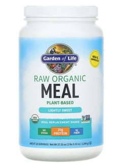 RAW Organic Meal Replacement Shake Lightly Sweet 37.53 oz (1064 g)