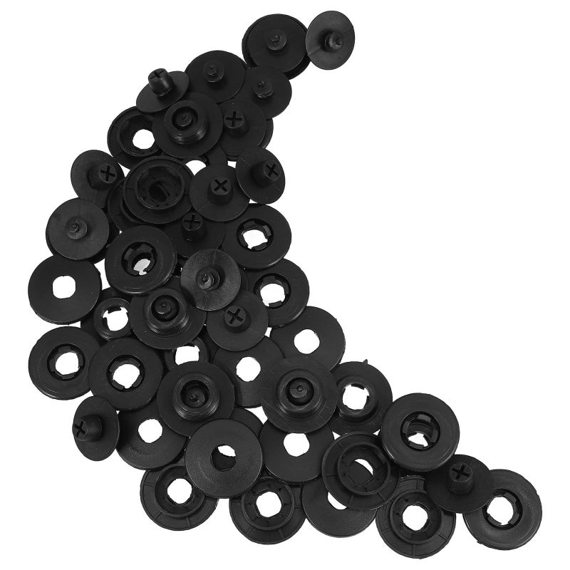 Universal Plastic Car Mat Clips Anti Slip Fasteners 20 Sets For Automotive Floor Mats - Image 2