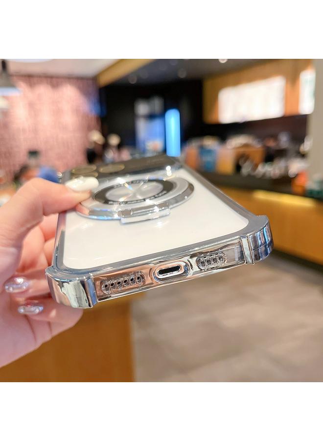 اس-توب جراب لهاتف iPhone 14 Pro Max MagSafe Holder جراب هاتف TPU مقاوم للصدمات مع فيلم عدسة - Image 5