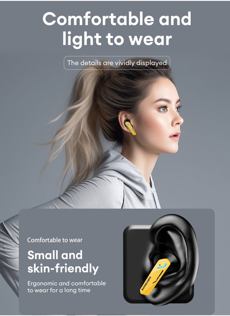 TRANSFORMERS - Transformers TF-T10 TWS Bluetooth Wireless Headset Low Latency Smart Touch Bluetooth 5.4 Iron Gray - Image 1