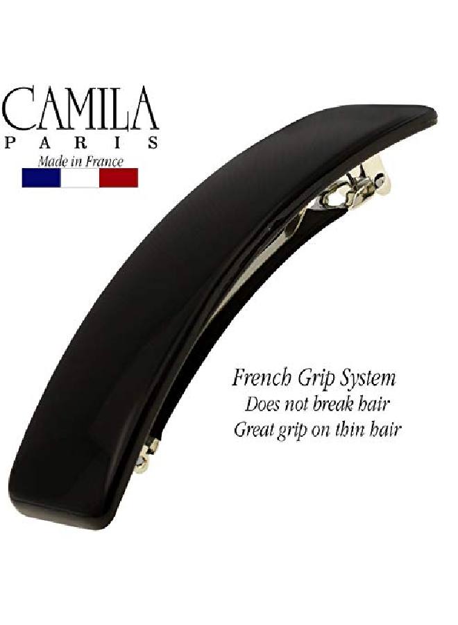 CAMILA Paris Cp1476 French Hair Barrette Clip For Girls Rubberized Automatic Clasp Strong Hold Grip Hair Clips For Women No Slip And Durable Styling Girls Hair Accessories Made In France - Image 3