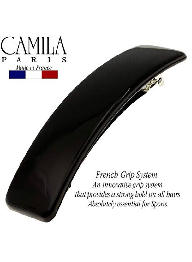 CAMILA Paris Cp1476 French Hair Barrette Clip For Girls Rubberized Automatic Clasp Strong Hold Grip Hair Clips For Women No Slip And Durable Styling Girls Hair Accessories Made In France - Image 5