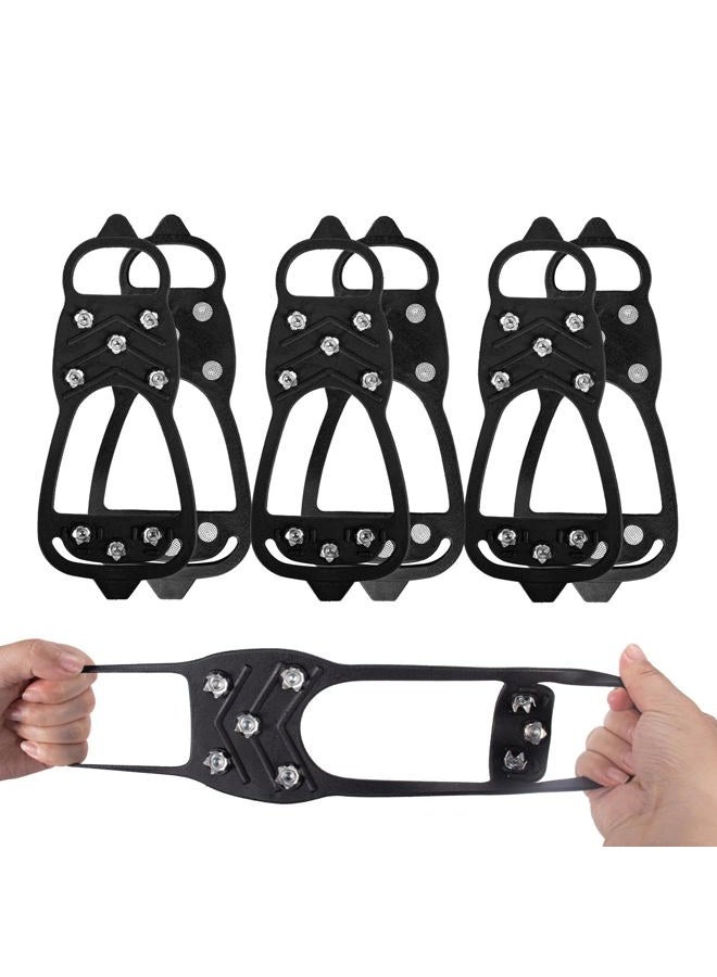 coldpa Sfee Crampons Ice Cleats for Shoes and Boots, Ice Cleats Snow Traction Grips, Anti-Slip Crampons for Shoes and Boots, Black (M) - Image 1