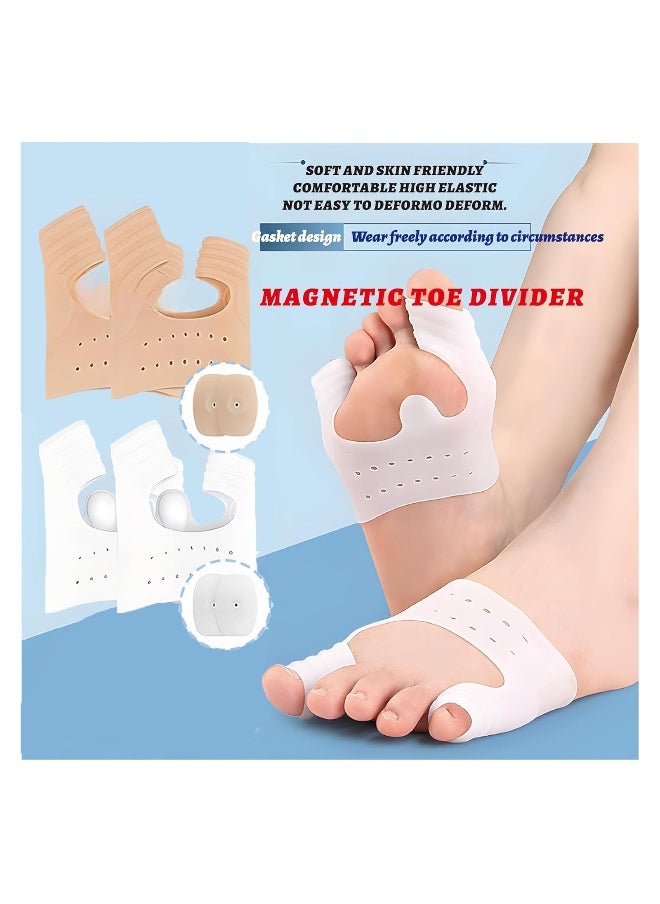 Generic - Big Toe Valgus Orthotics, Bunion Corrector, Metatarsal Pads, Gel Toe Separators, Bunion Corrector Cushion, Toe Spacers, Ball Of Foot Cushions, Soft&Breathable, Idea for Hammer Toe - Image 1