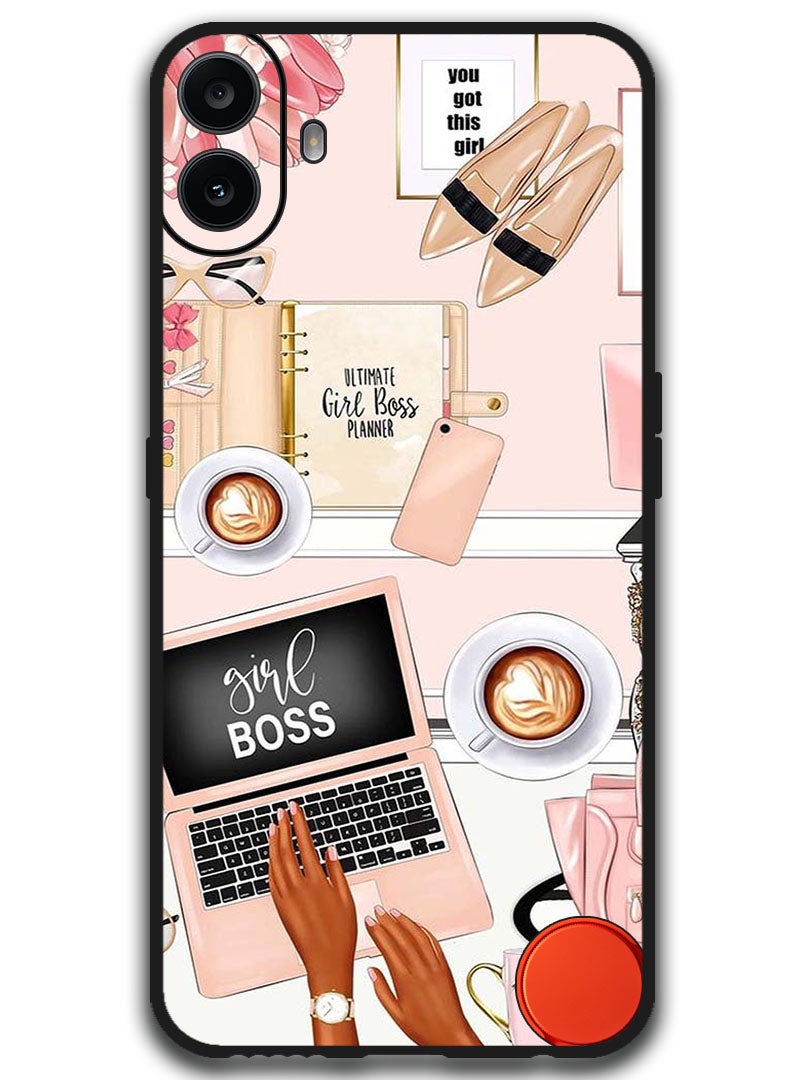 Theodor Protective Case Anti Scratch Shock Proof Bumper Cover For Nothing CMF Phone 1 Girl Boss Item - Image 1