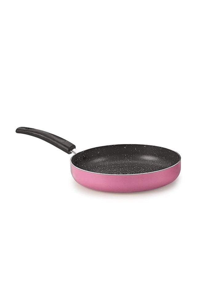 Nirlon Orchid Granite Aluminium Cookware Combo Gift Set, Pink, 7 Piece - Image 4