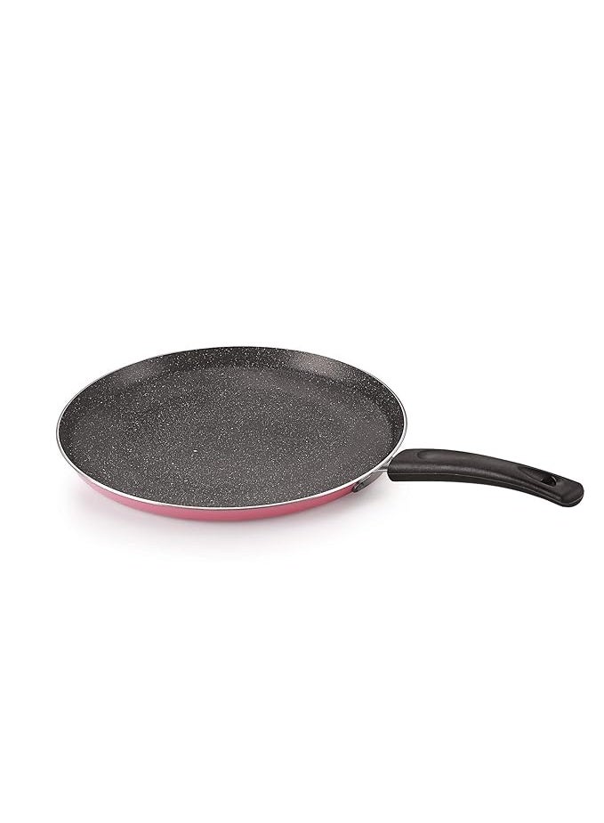 Nirlon Orchid Granite Aluminium Cookware Combo Gift Set, Pink, 7 Piece - Image 2