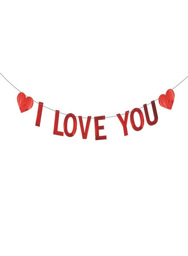 CODE FLORIST I LOVE YOU Banner,Valentine's Day Proposal Birthday Courtship Wedding Anniversary Bridal Party Decorations - Image 1