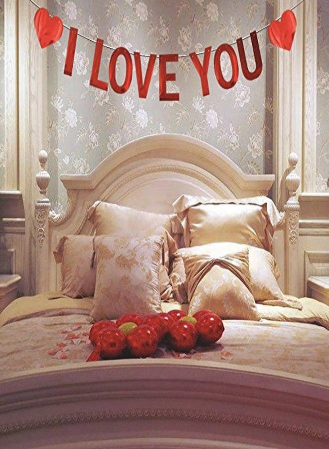 CODE FLORIST I LOVE YOU Banner,Valentine's Day Proposal Birthday Courtship Wedding Anniversary Bridal Party Decorations - Image 4