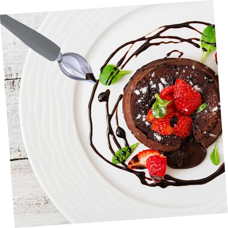 Stainless Steel Decorating Spoons for Food Presentation Cakes Desserts and Sauces - Image 3