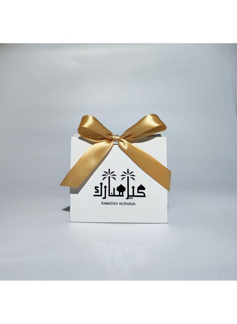 general 50 Pieces Candy Packaging Cardboard Box For Eid Mubark Ramadan Mubarak Party Souvenir Gift Boxes Coconut Tree Pattern - Image 1