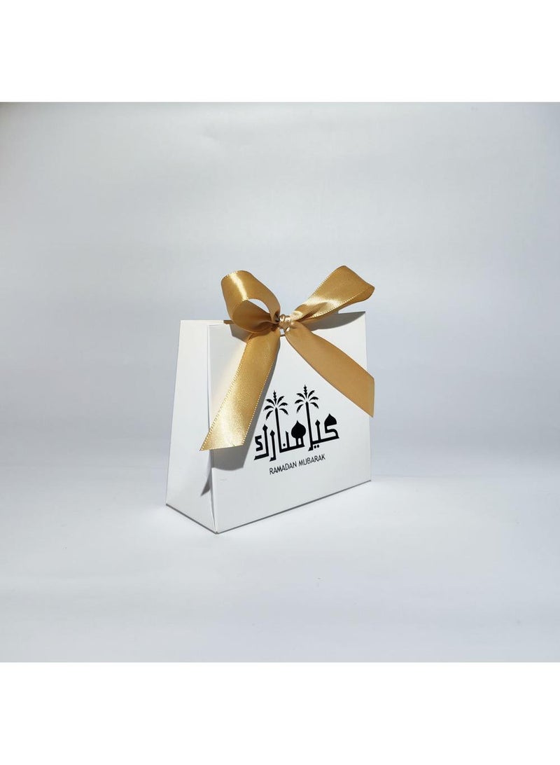 general 50 Pieces Candy Packaging Cardboard Box For Eid Mubark Ramadan Mubarak Party Souvenir Gift Boxes Coconut Tree Pattern - Image 3