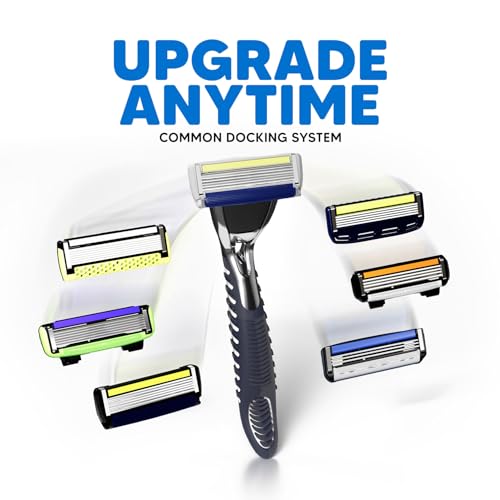 LetsShave Pro Trial Pack Razor For Men with All Our 3 Best Blades + 1 Handle & 1 Razor Cap, Pack of 5, Back Blade for Styling, Craft your Own Shaving Masterpiece, Face & Head Shaving Kit - Image 3