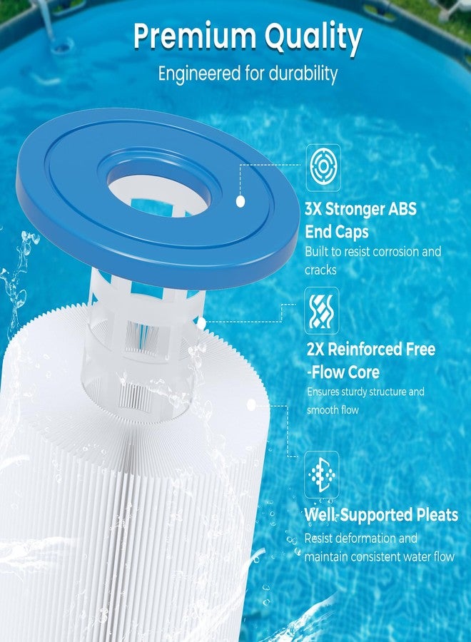 Future Way 6-Pack Pool Filter A or C for Intex 1000/1500/530 GPH Filter Pump for Above Ground Pools, Replace Type A or C - Image 5