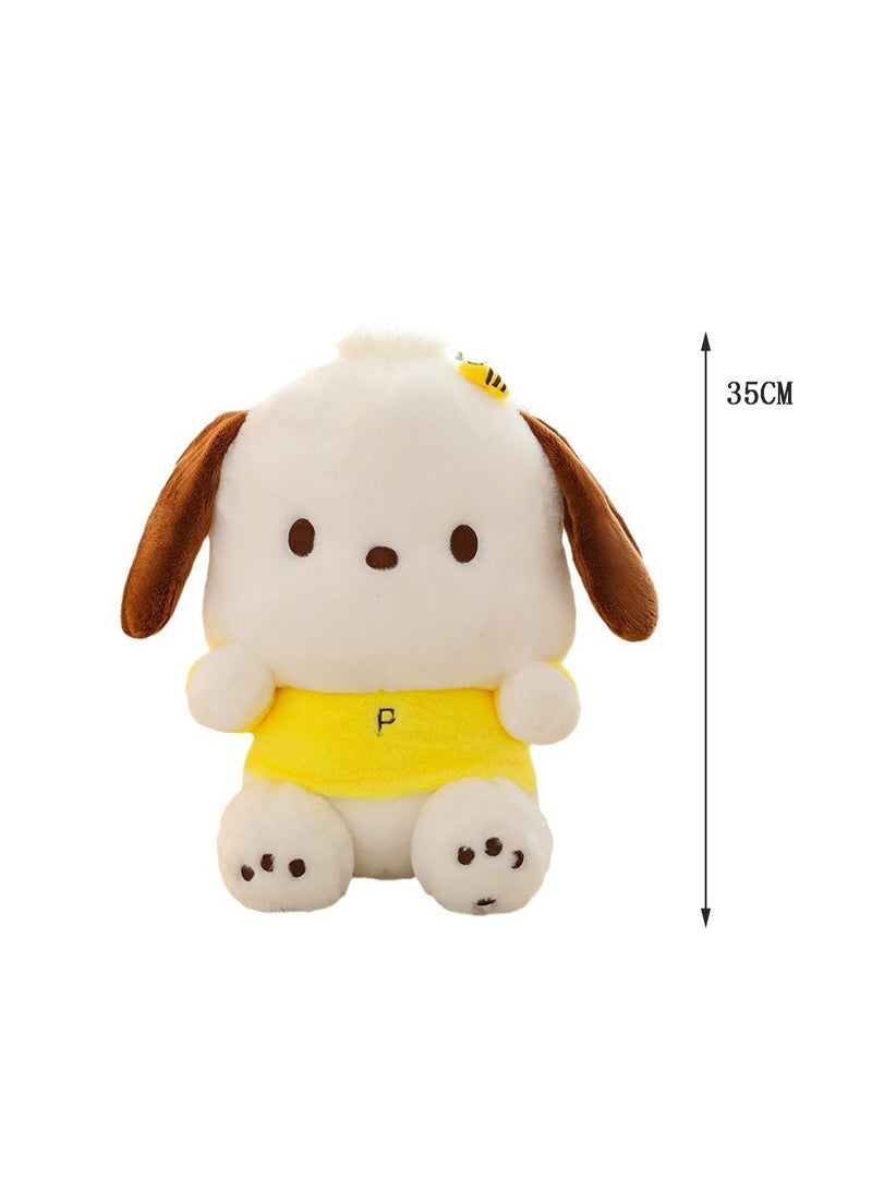 30 CM Cute Big Ears Dog Plush Toy Soft Stuffed Cartoon Doll For Girls And Boys All Ages Gift（Yellow） - Image 2