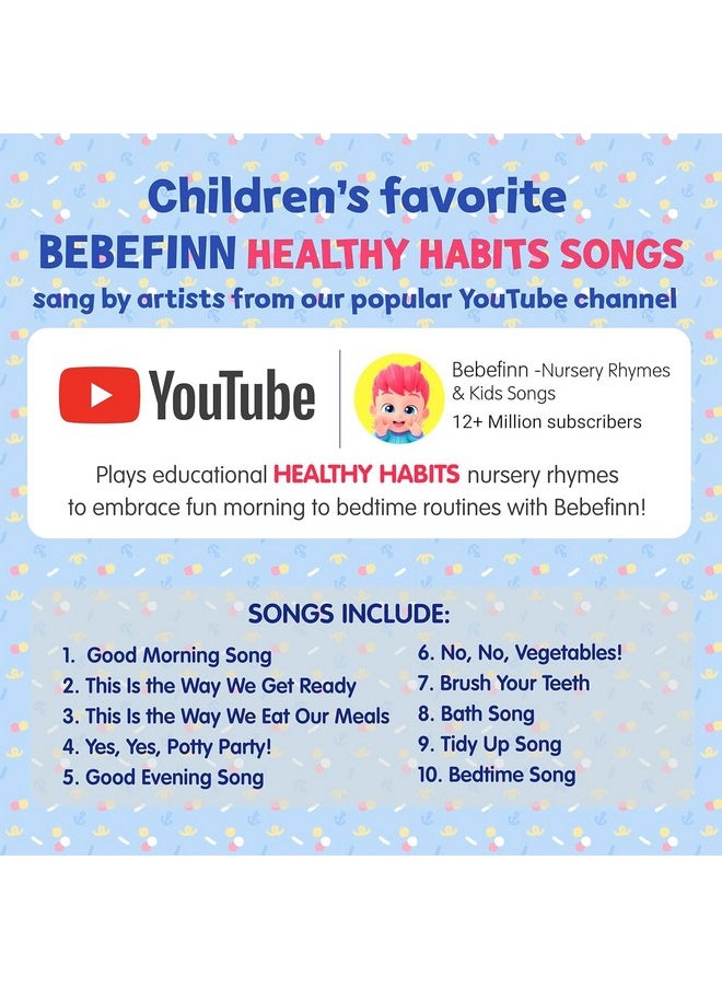 Pinkfong Bebefinn Healthy Habits Sound Book | Bebefinn Toys | Learning & Education Toys | Interactive Learning Books For Babies & Toddlers  - Image 4