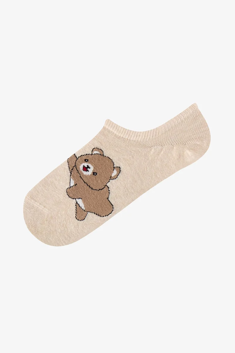 Penti PENTI Lovely Bear Cotton Pair Sneaker Socks