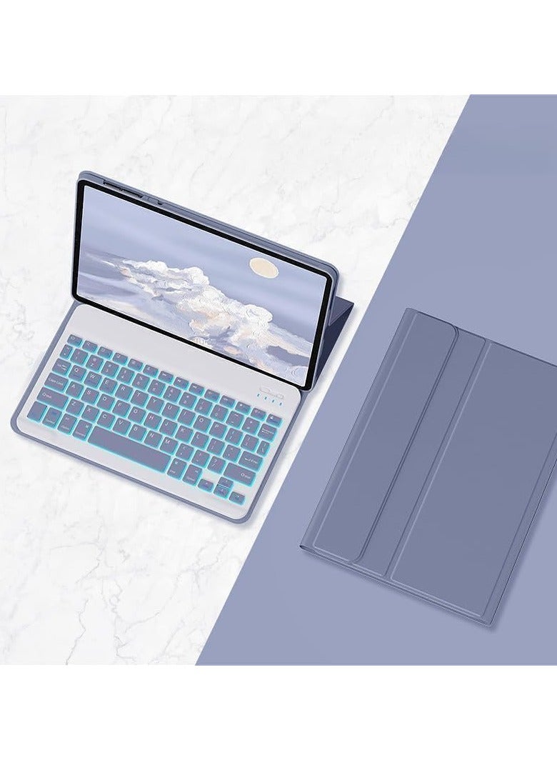 Backlit Keyboard Case, Compatible with Lenovo IdeaTab Plus 12.1-inch 2025 Pad, Featuring a Detachable Wireless Bluetooth Backlit Keyboard and Protective Case - Image 1