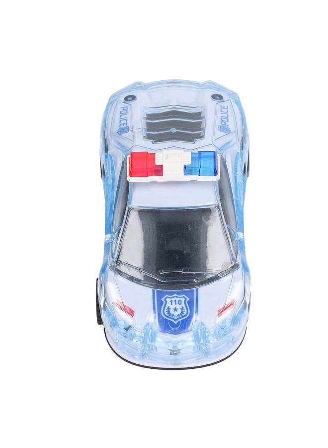 إسكدنيا Policeman Car Toy Universal Plastic Model Kids with Sound Light Effects for - Image 1