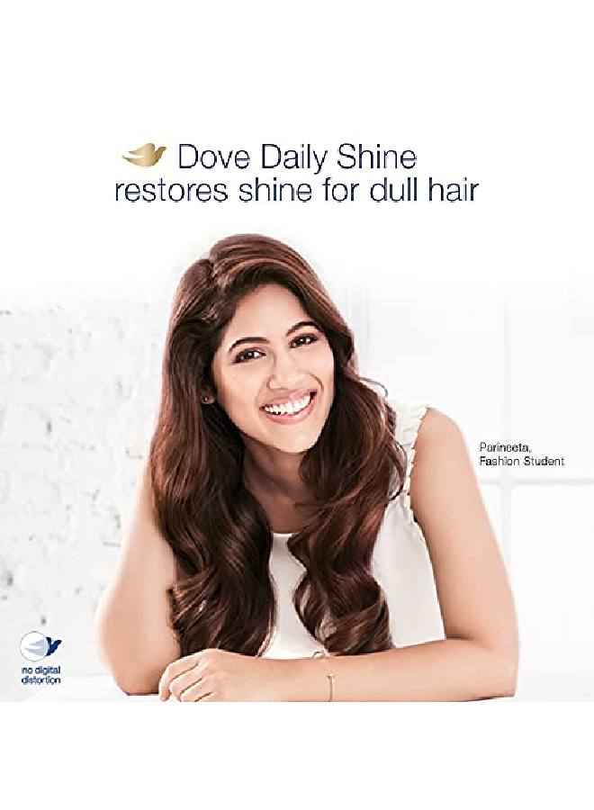 Dove شامبو ديلي شاين 650 مل للشعر التالف أو المجعد يجعل الشعر ناعمًا ولامعًا وناعمًا شامبو يومي خفيف للرجال والنساء - Image 5
