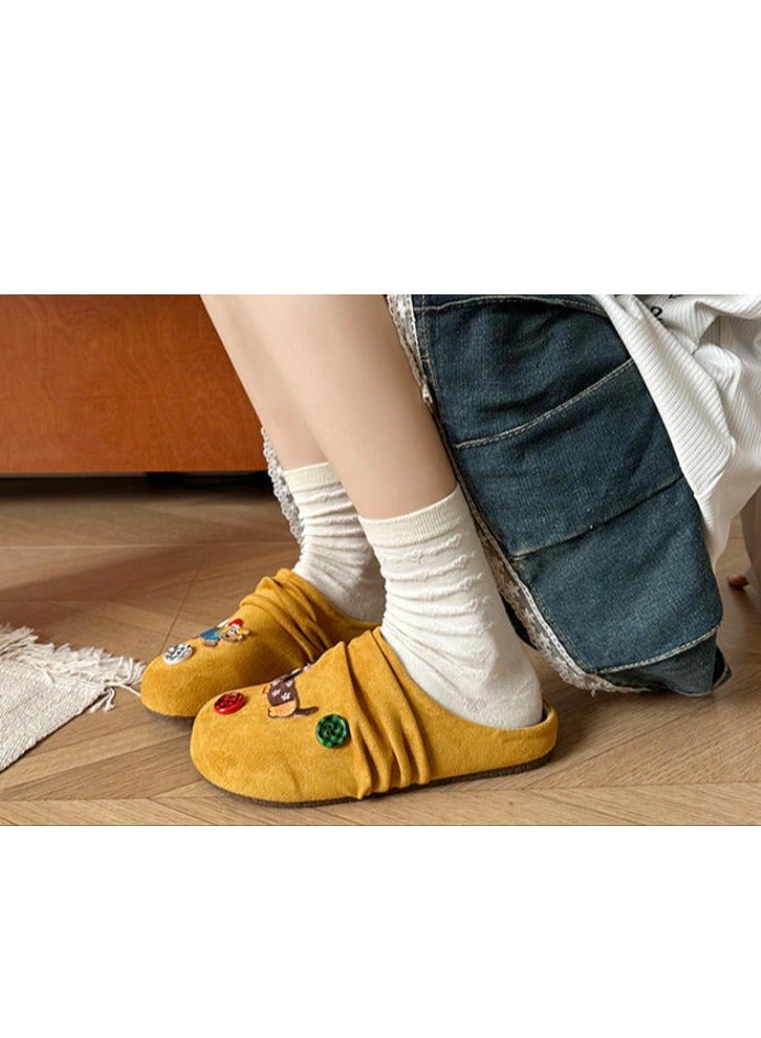 Cute Cartoon Fashionable Versatile Baotou Slippers  - Image 4