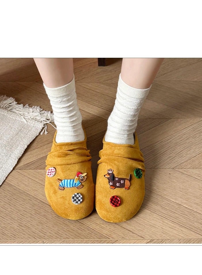 Cute Cartoon Fashionable Versatile Baotou Slippers  - Image 2