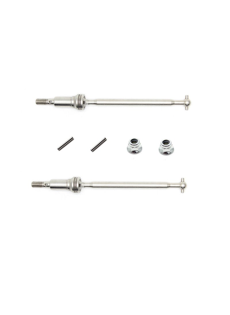 Hosim HOSIM RC Car Metal Front CVD Drive Shaft Set Accessory Spare Parts 30-WJ02 for Hosim 1/16 9130 RC Car (2 Pcs)  - Image 1