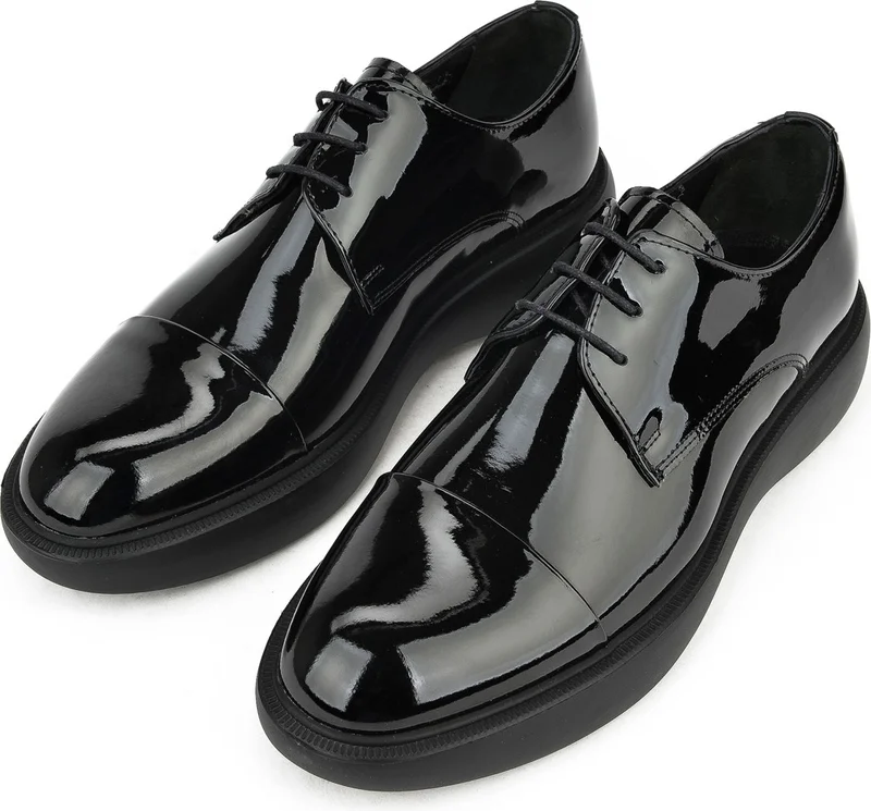 Ziya , Men's Vegan Leather Shoes 1411023Z709152 Black