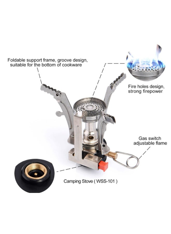 CMGTYYD. موقد محمول موقد غاز مسطح موقد تخييم ولاعة إلكترونية صغيرة للصيد تسلق الجبال والنزهات - Image 3