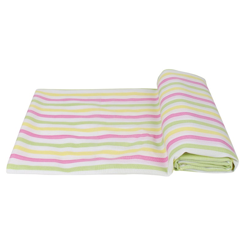 nic Ethnicalive Unisex Bhagalpuri Chadar 3 Color Striped (Free Size, Multicolour) - Image 1