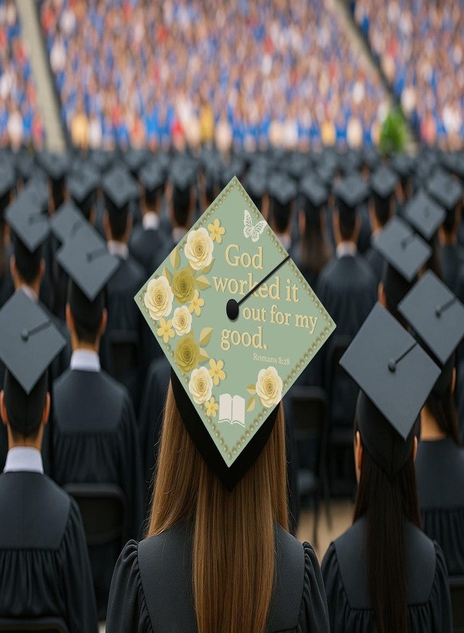 ADVANSYNC God Worked It Out Graduation Cap Topper - Image 5