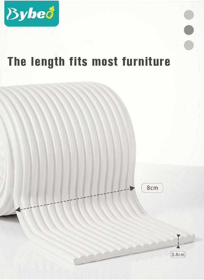 Bybeo - Baby Proofing Edge and Corner Guard Protector Set For Furniture or Tables 4m Edges & 4 Foam Corners - Image 1
