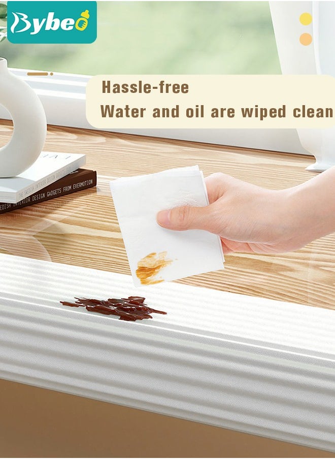 Bybeo - Baby Proofing Edge and Corner Guard Protector Set For Furniture or Tables 4m Edges & 4 Foam Corners - Image 1